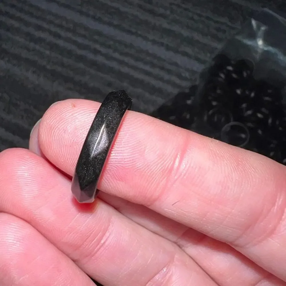 Black Metallic Plastic Craft Rings | Approx. 100 Pieces | Jewelry DIY Crafts New